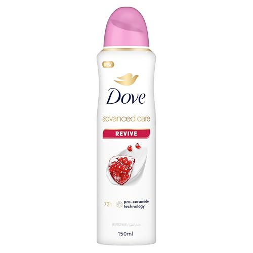 Dove Advanced Care Antiperspirant Deodorant Spray - Revive, 72H Sweat & Odor Protection, 150ml