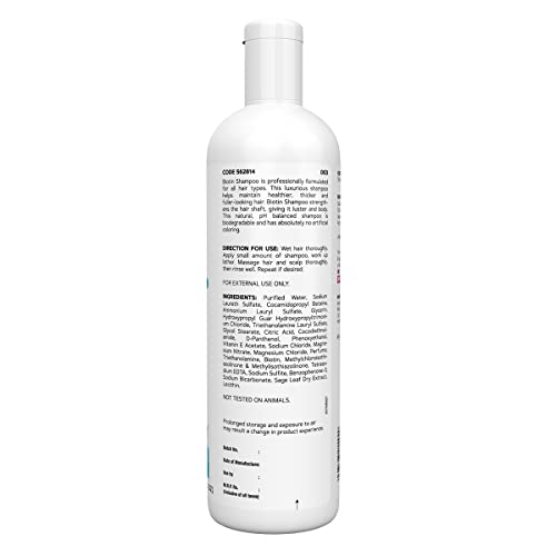 GNC Biotin Shampoo for Hair Growth & Thickness, 354 ml