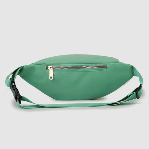 Adjustable Waterproof Fanny Pack for Sports & Travel - Green Crossbody Bag