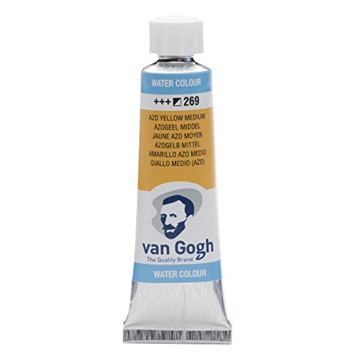 Van Gogh Watercolor Paint - Azo Yellow Medium (10ml)