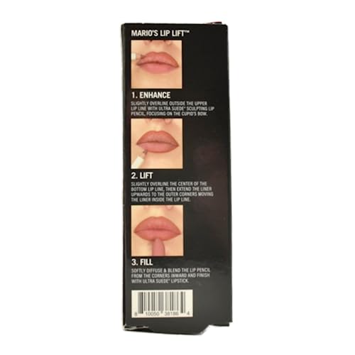 Makeup By Mario Mario's Lip Lift Kit - Power Red: Alicia Lipstick & Niels Lip Pencil