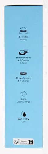 Braun Series 3 310Bt Wet & Dry Electric Shaver - Blue/Black