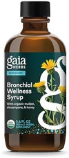 Gaia Herbs Bronchial Wellness Syrup for Immune & Lung Support, 5.4 fl oz