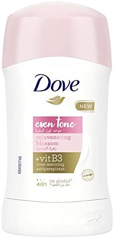 Dove Even Tone Antiperspirant Deodorant Stick - Rejuvenating Blossom