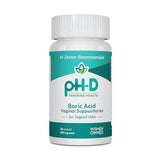 pH-D Feminine Health Support Boric Acid Suppositories - 600mg | 24 Count | Woman-Owned Brand