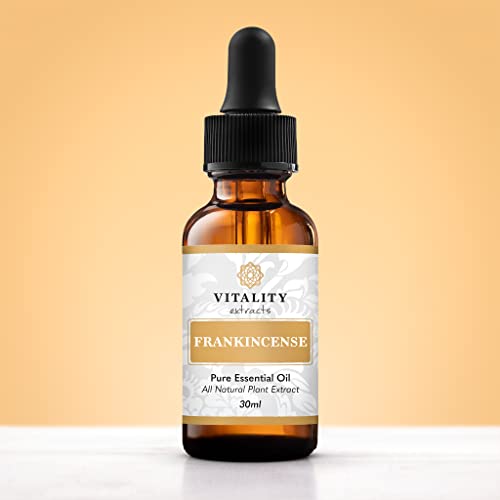 Frankincense Essential Oil by Vitality Extracts - 30ml for Pain Relief & Aromatherapy