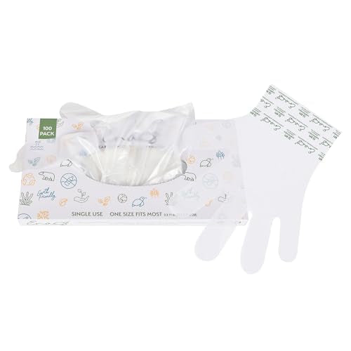 Earth's Natural Alternative Compostable Food Prep Gloves - Unisex Adult, Off-White, 100 Count