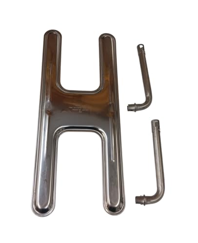 MHP Premium Stainless Steel Large Burner Assembly with Twist-Lock Venturi