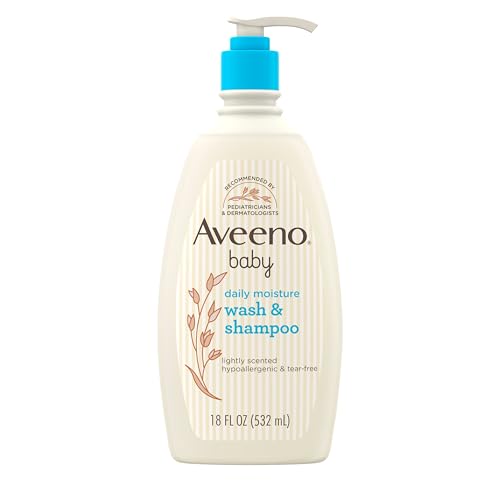 Aveeno Baby Gentle Wash & Shampoo - Tear-Free & Lightly Scented