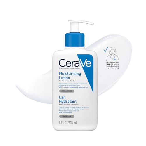 CeraVe Moisturizing Lotion with Hyaluronic Acid for Normal to Dry Skin - 236ml