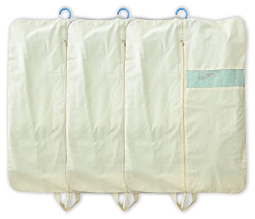 SOLSTICE Cotton Coat Suit Cover Big Size 34" x 24" with Zipper - Pack of 3