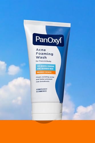 PanOxyl 10% Acne Foaming Face Wash 28 g - Maximum Strength Antimicrobial