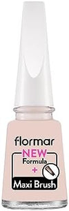 Flormar 470 White Dream Nail Polish - Flawless Opaque White, Chip-Resistant