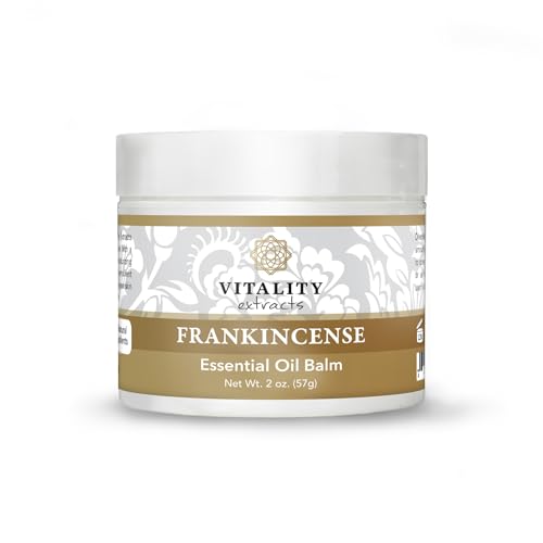 Frankincense Balm Extracts with Boswellia Serrata & Olive Oil (2 Oz) - Intensive Dry Skin Moisturizer
