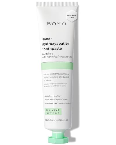 Boka Natural Fluoride-Free Toothpaste - Ela Mint 4oz