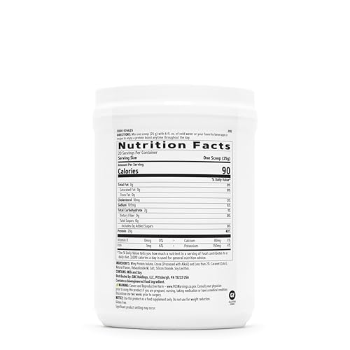 GNC Zero Sugar Total Protein Lean Chocolate Powder, 500g