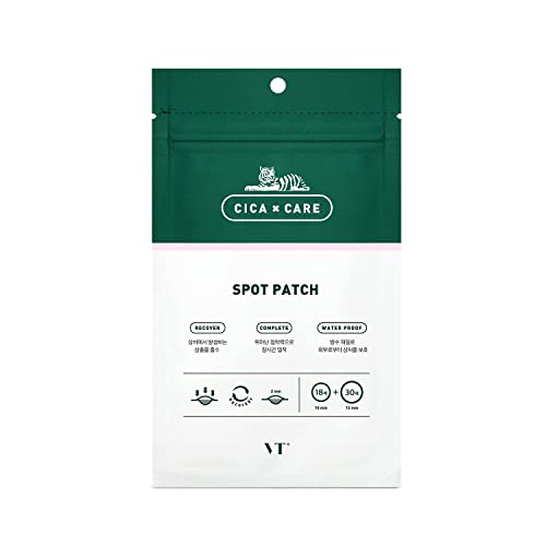 VT Cosmetics Cica Care Waterproof Translucent Spot Patches (72 Count)