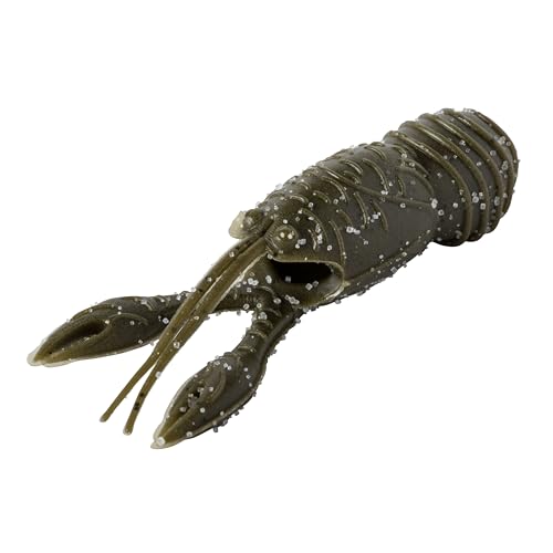 Great Lakes Finesse Juvy Craw Soft Bait - Green Pumpkin - 2.5"