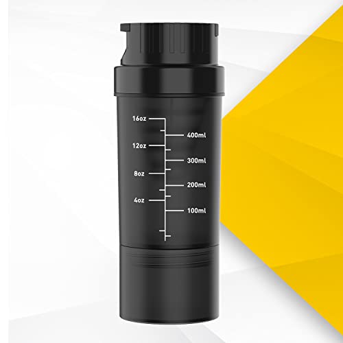 MuscleBlaze Tornado Shaker Bottle - 500ml Leakproof Protein Blender