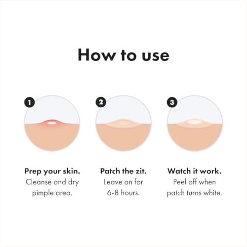 Invisible Hydrocolloid Acne Pimple Patch Ultra Thin Spot Treatment (39 Count) | Vegan & Cruelty-Free for Face & Day Use