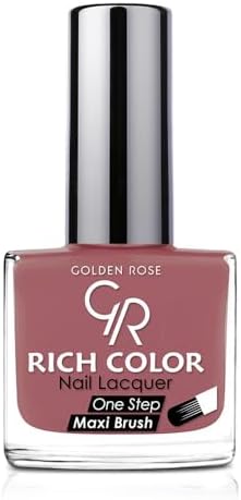 Golden Rose Rich Color Nail Lacquer No. 141 - Vibrant, Long-Lasting Shine