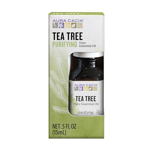 Aura Cacia Pure Tea Tree Essential Oil - Purity Certified 0.5 fl. oz.