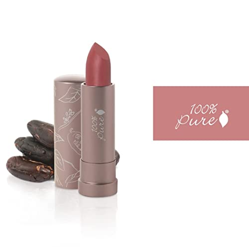 100% Pure Cocoa Butter Matte Lipstick - Sahara (Deep Neutral Nude)