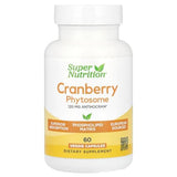 Super Nutrition Cranberry Phytosome Anthocran® - 120 mg, 60 Veggie Capsules | Urinary & Antioxidant Support