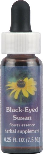 Black-Eyed Susan Flower Essence Supplement Dropper - 0.25 Ounce Deep Healing Support