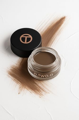 O.TWO.O Dipbrow Pomade Eyebrow Gel - Dark Brown | Smudge-Proof Brow Definer