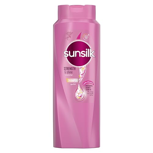 Sunsilk Strength & Shine Shampoo - Provitamin B5, Arginine & Coconut Oil for Weak & Dull Hair - 700ml