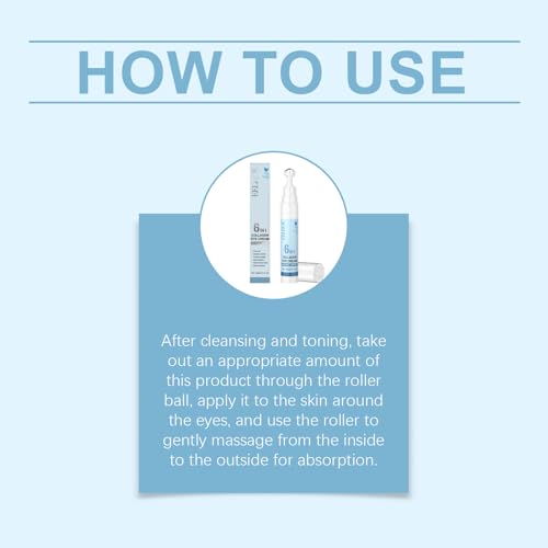 ALMEKAQUZ Caffeine Eye Cream for Puffiness & Circles - Morning Under-Eye Skincare, Hydration & Eye Serum