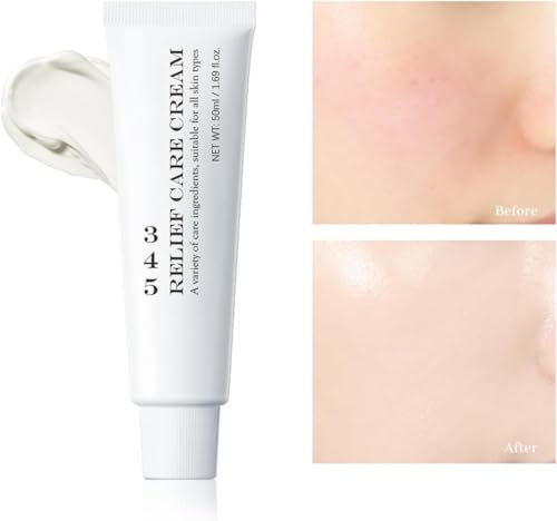Hydrating Facial Moisturizer Cream for Dry & Sensitive Skin - Daily Soothing & Non-Greasy Formula