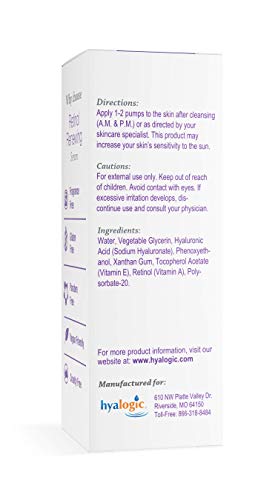 Hyalogic Retinol Serum with HA & Vitamin A - Skin Renewal & Wrinkle Repair