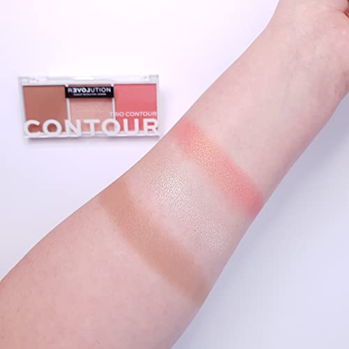 Makeup Revolution Relove Colour Play Contour Trio Palette - Sugar