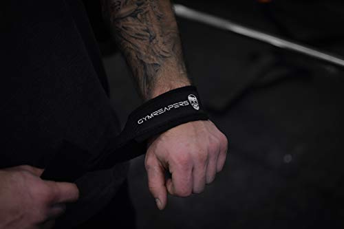 Gymreapers Premium Lifting Wrist Straps - Neoprene Padded for Weightlifting & Deadlifts