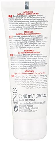 ACM Sebionex Mattifying Gel SPF 50 - Oil-Free Sun Protection (40ml)