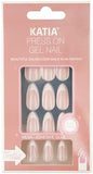 Katia Almond Press-on Gel Nails - French Manicure Perfection (105)