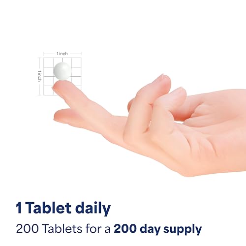 Puritan's Pride Apple Cider Vinegar 600mg Tablets - 200 Count Vegetarian Supplement for Digestion & Weight Management