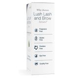 Hyalogic HA Lush Lash & Brow Serum with Hyaluronic Acid & Argan Oil - 0.17 Oz