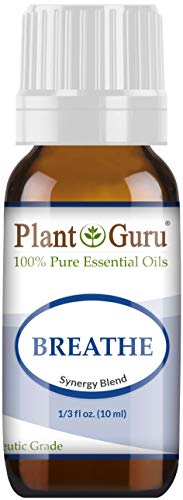 Plant Guru Breathe Synergy Essential Oil Blend | 10ml 100% Pure Therapeutic Grade