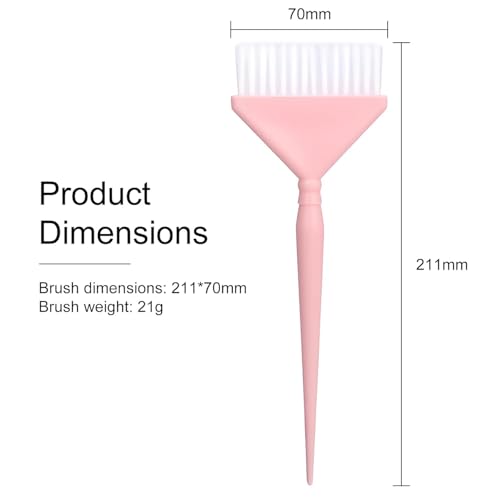 4Pcs Hair Dye Brush Kit - Multi-Functional Coloring Set for Highlights, Balayage & Root Touch-Ups