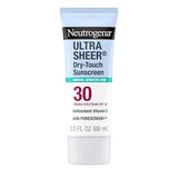 Neutrogena Ultra Sheer Dry-Touch Mineral Sunscreen SPF 30 - Broad-Spectrum UVA/UVB Protection with Titanium Dioxide & Zinc Oxide, Oxybenzone-Free (3.0 fl. oz)