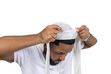 2-Pack Silk Satin Durag Hat w/ Elastic Tails | Wave Signature