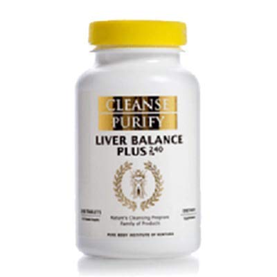 Cleanse Purify Liver Balance Plus Herbal Tablets - 240 Count