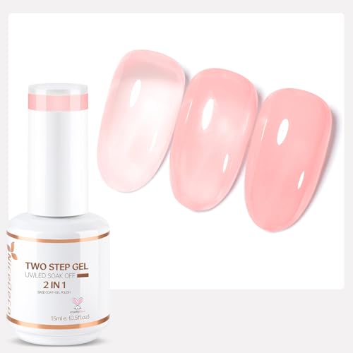 Nicedeco UV/LED Gel Polish - Salon-Grade 2-Step System with Removable Wear