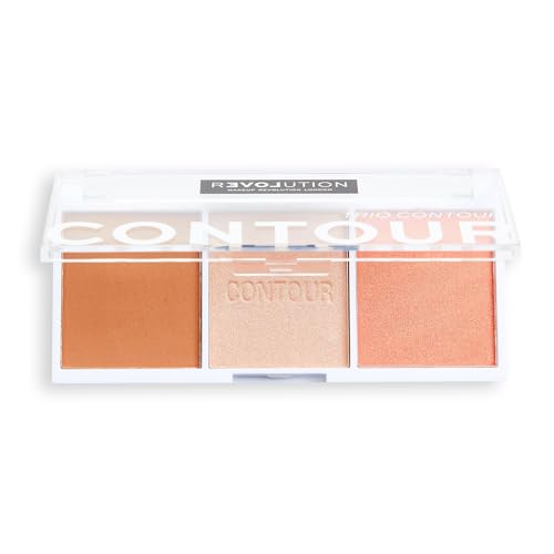 Makeup Revolution Relove Colour Play Contour Trio Palette - Sugar