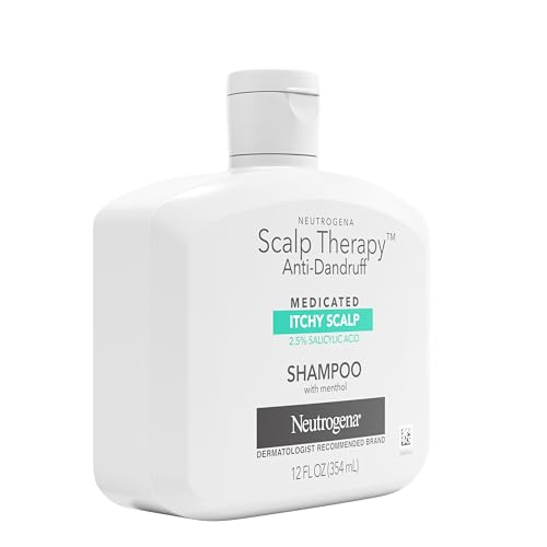 Neutrogena Scalp Therapy Anti-Dandruff Shampoo - 2.5% Salicylic Acid with Peppermint - 12 fl oz
