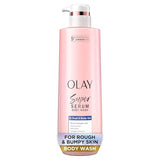 Olay Super Serum Body Wash for Rough & Bumpy Skin - Hydrating & Renewing with Exfoliating Minerals - 18.5 fl oz