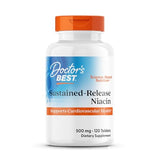 Doctor's Best Sustained-Release Niacin with niaXtend, 500mg, 120 Tablets